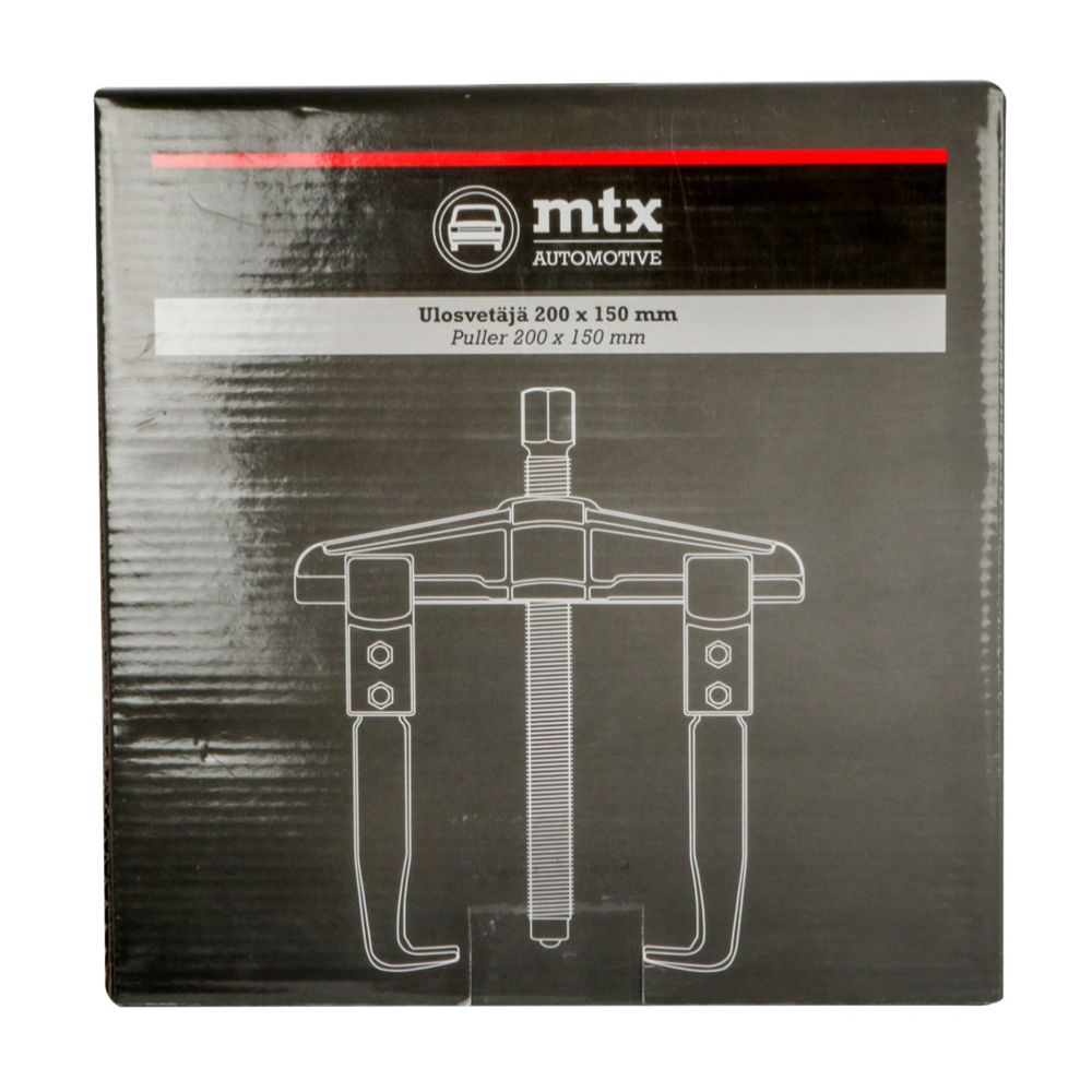 MTX Automotive ulosvetäjä liukujaloilla 200x150 mm