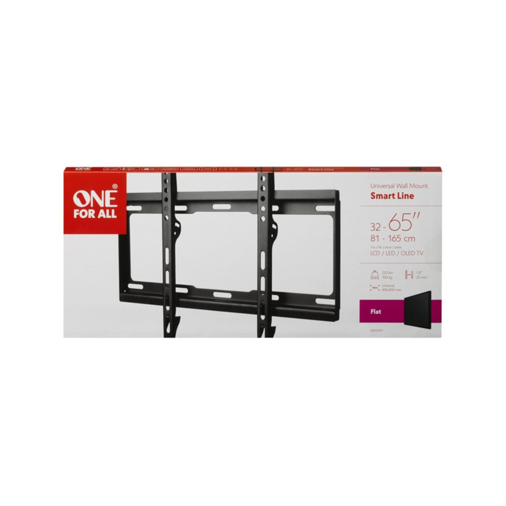 One For All WM2411 fast väggfäste för 32–65'' TV