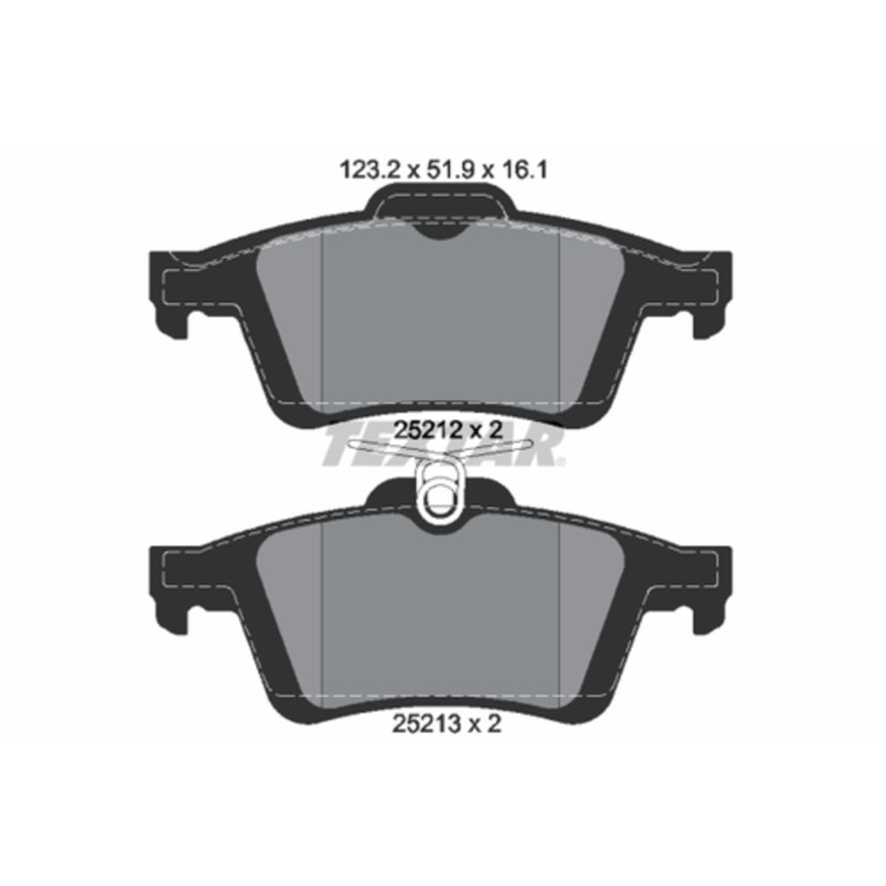 Piduriklotside komplekt 97-22865