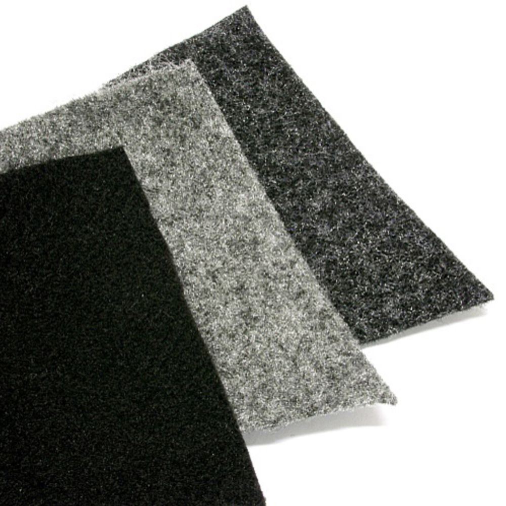 Akustikmatta grå 136 cm x 210 cm