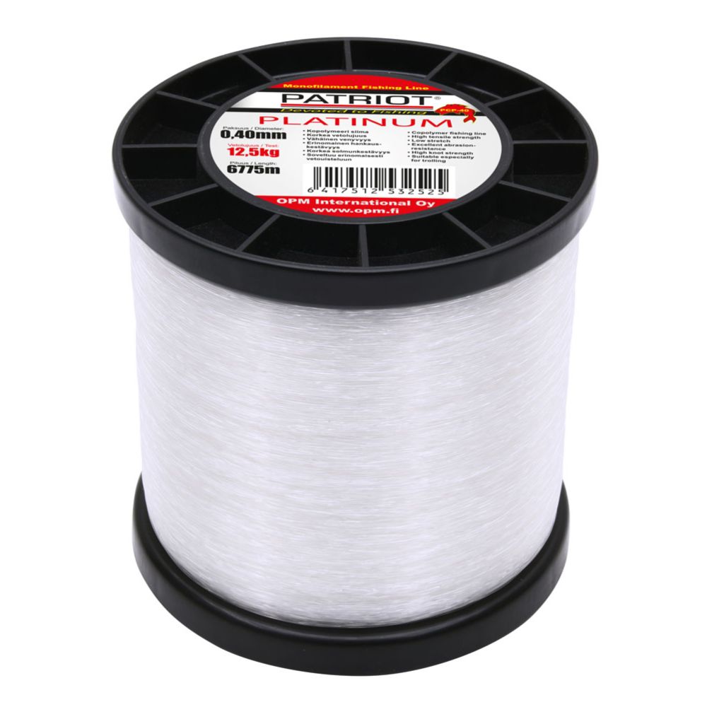 Patriot Platinum monofilamentlina 0,40 mm 12,50 kg 6775 m