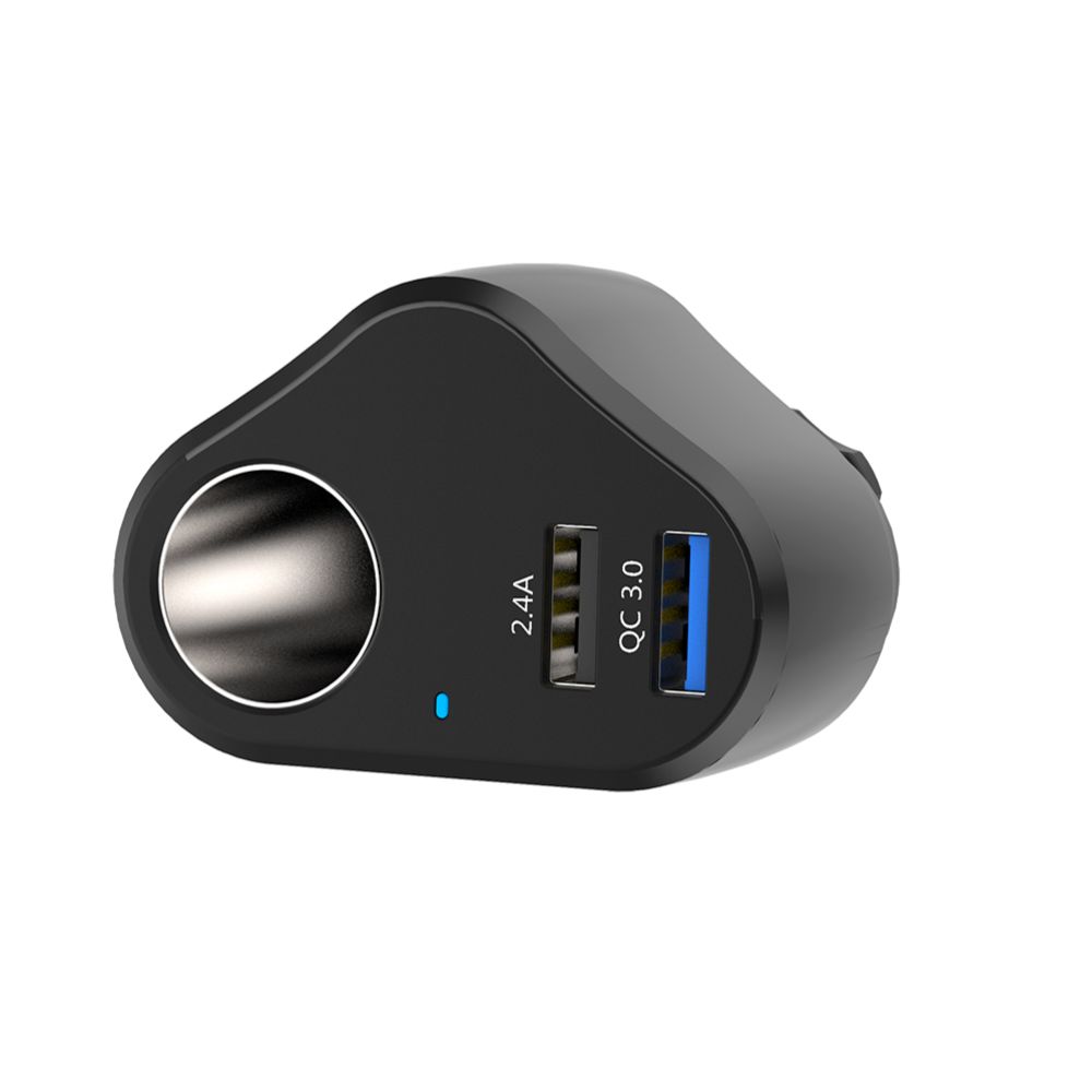 Cloudberry 4,8 A autolaturi 1 x 12 V/24 V haaroitin 40 W + QC3.0 + 1 x USB 2,4 A