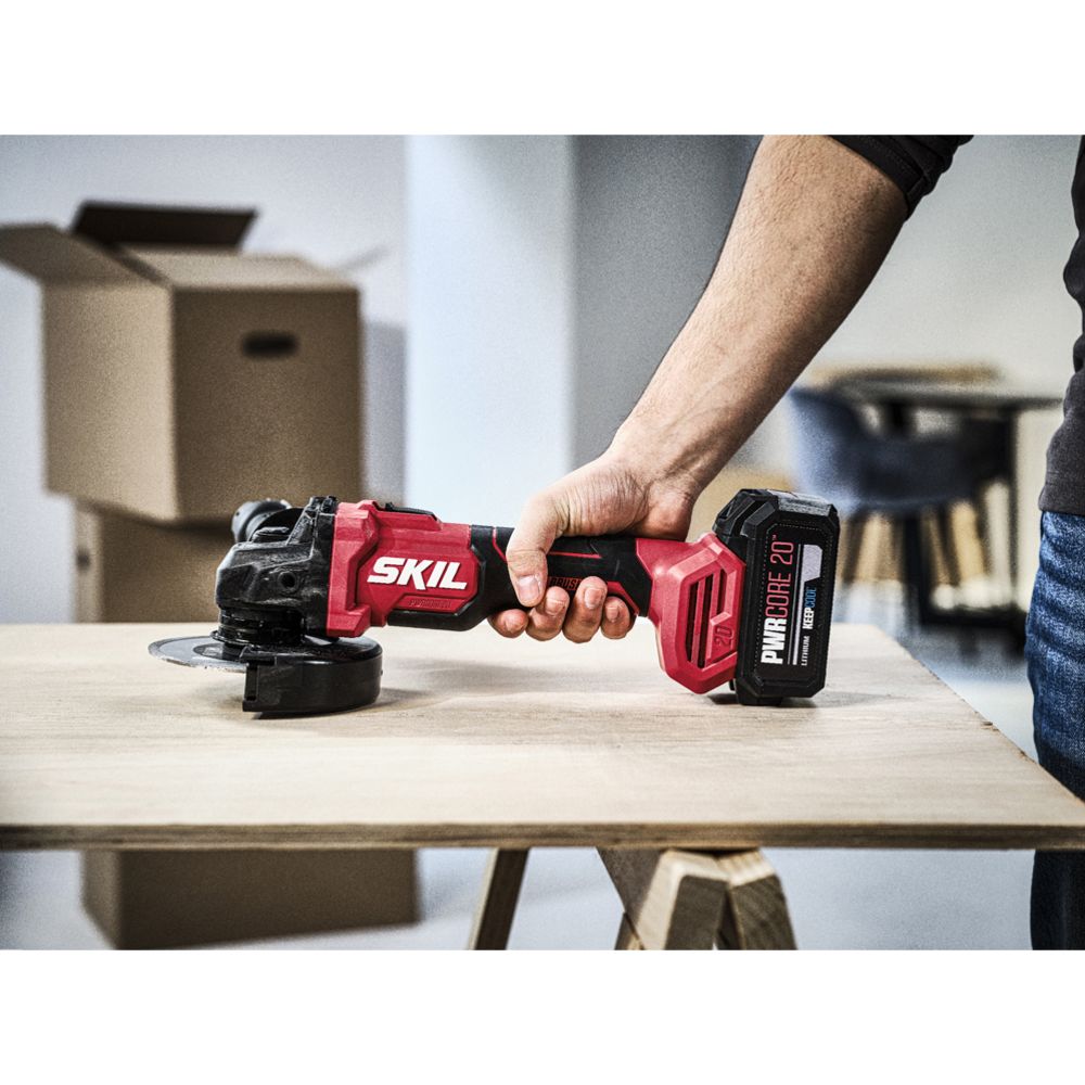 SKIL 3923 CA hiiliharjaton akkukulmahiomakone 125 mm runko