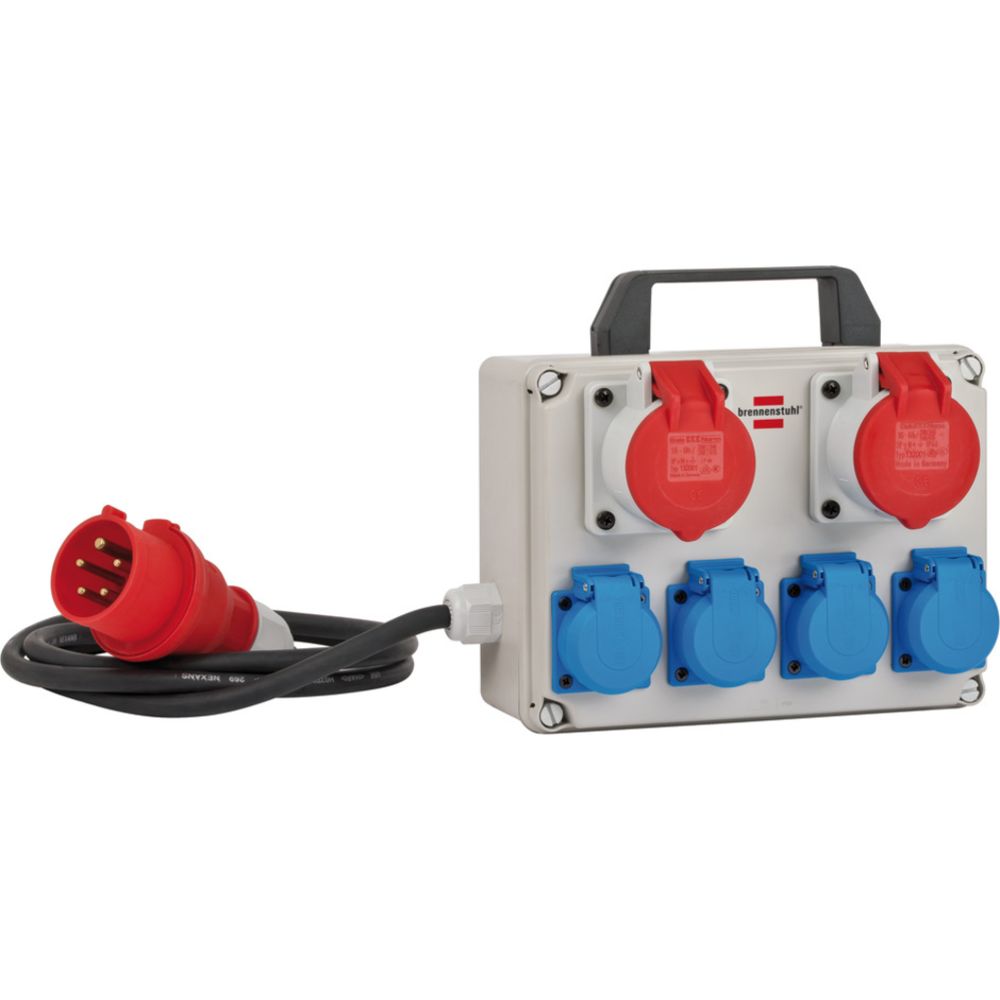 Brennenstuhl työmaakeskus 2 x 400V 16A + 4 x 230V IP44
