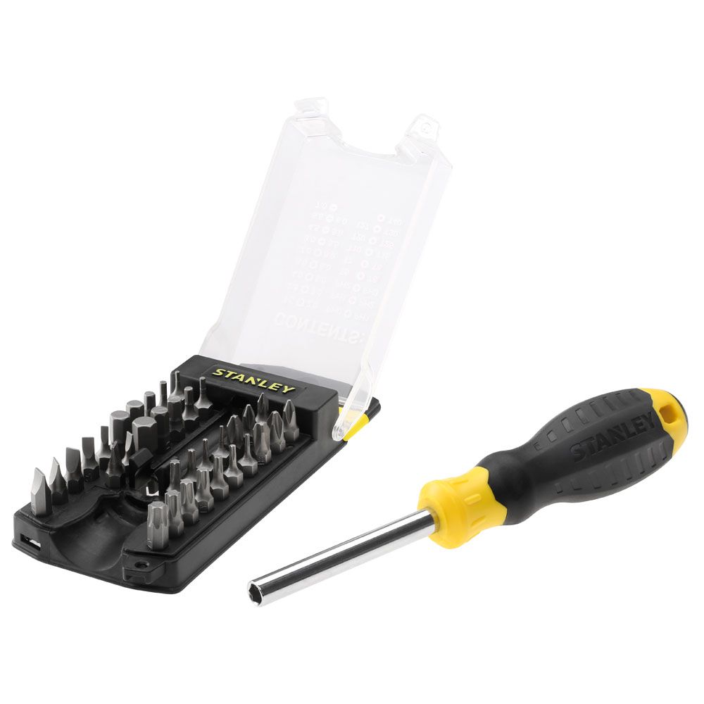 Stanley Multibit skruvmejsel/-bitssats 34 delar