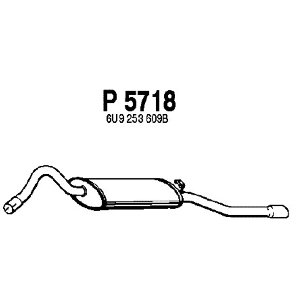 Takaäänenvaimentaja 14-5718