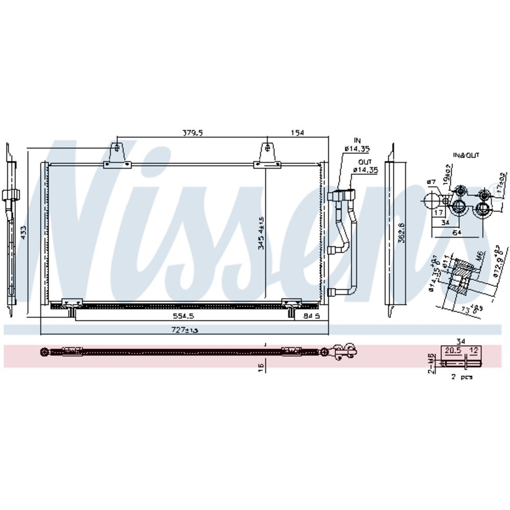 Kliimaseadme kondensaator 30-05388