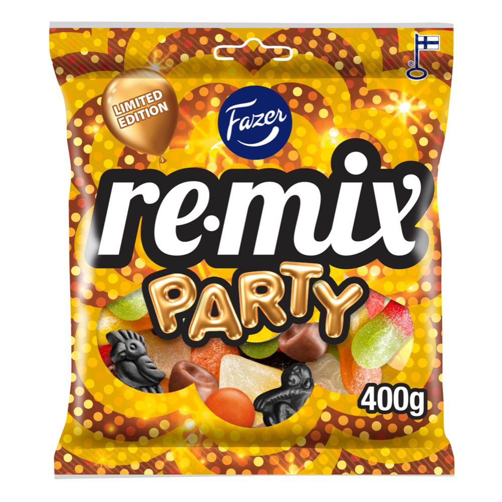 Fazer Remix Party mix karkkipussi 400 g