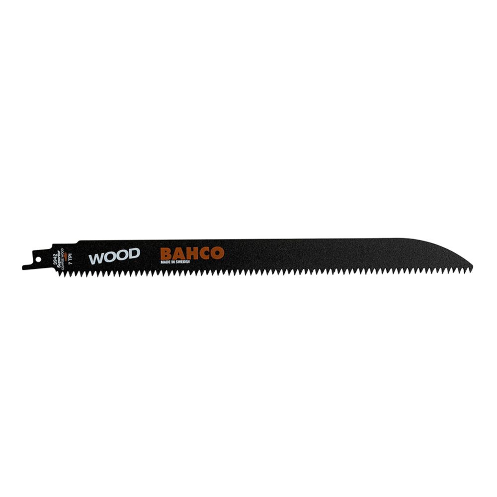 Bahco 3942-228-7-HSL tigersågsblad för trä 7 tpi, 228 mm, 5 st.