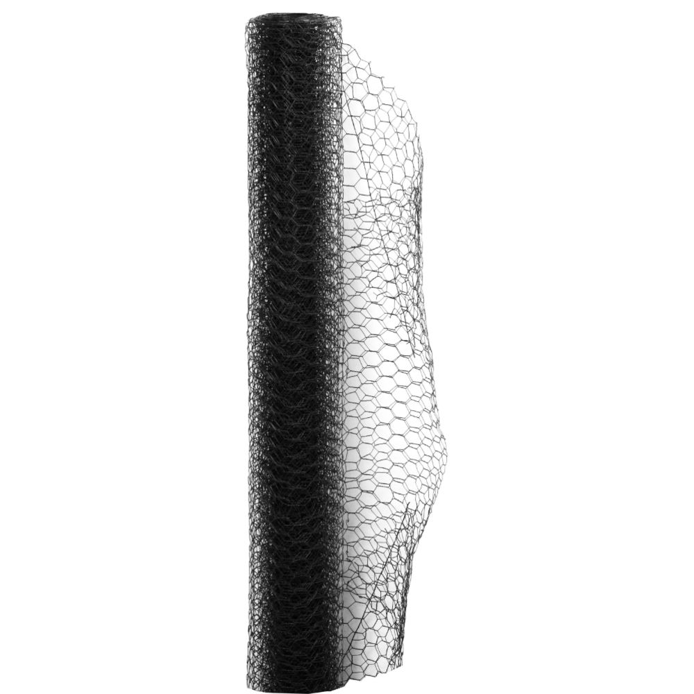 Plastbelagt metallnät 0,5 m x 10 m