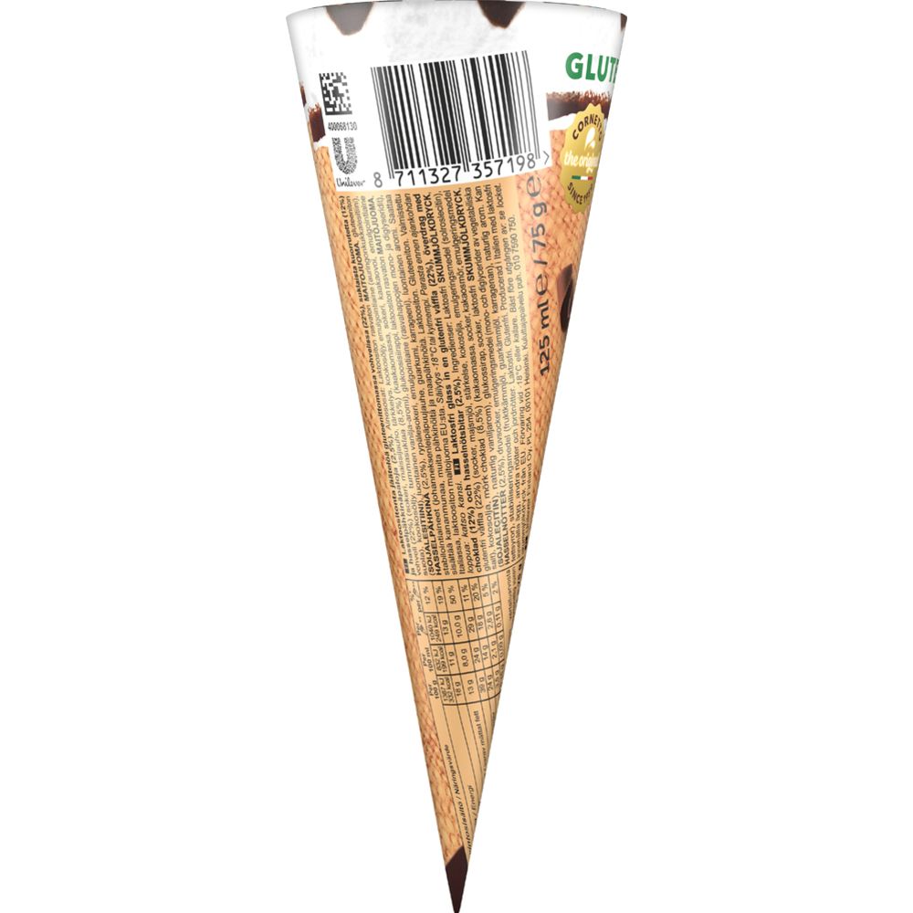 Cornetto tuutti laktoositon gluteeniton 125 ml