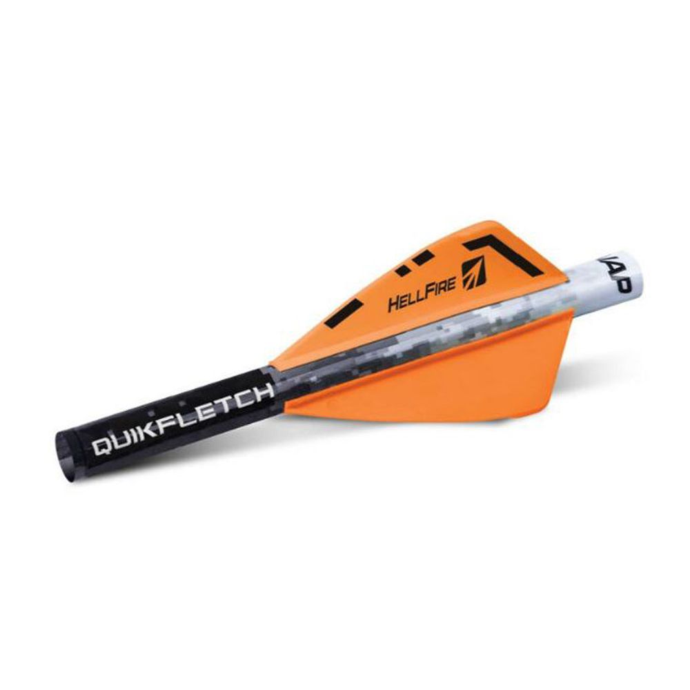 NAP QUIKFLETCH® Hellfire 2'' pikasulka 6 kpl oranssi