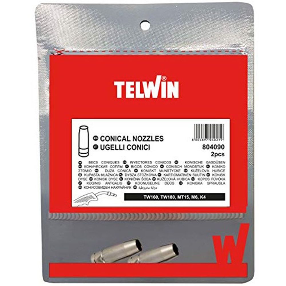 Telwin 722149 Bimax 4.135 jt MIG-keevitusdüüs silinder, 2 tk