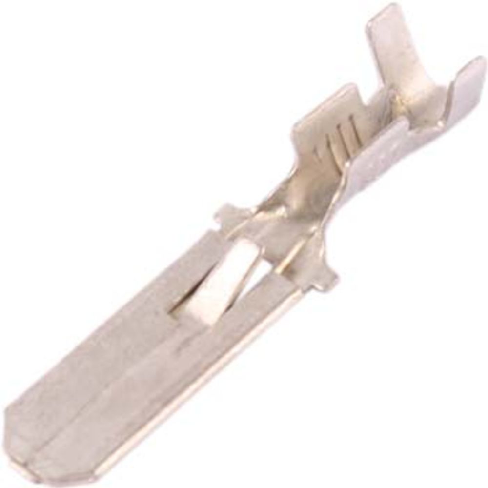 Flatstift 6,3 mm hane oisolerad 10 st.