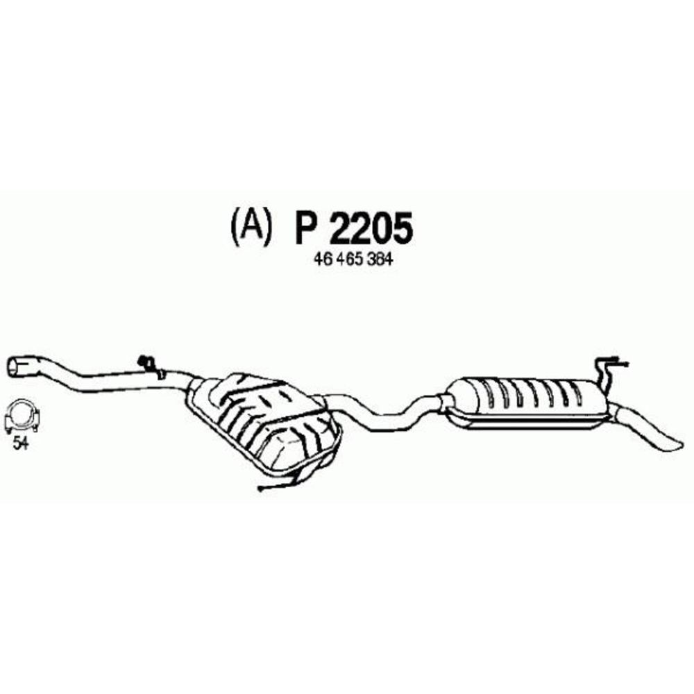 Takaäänenvaimentaja 14-2274