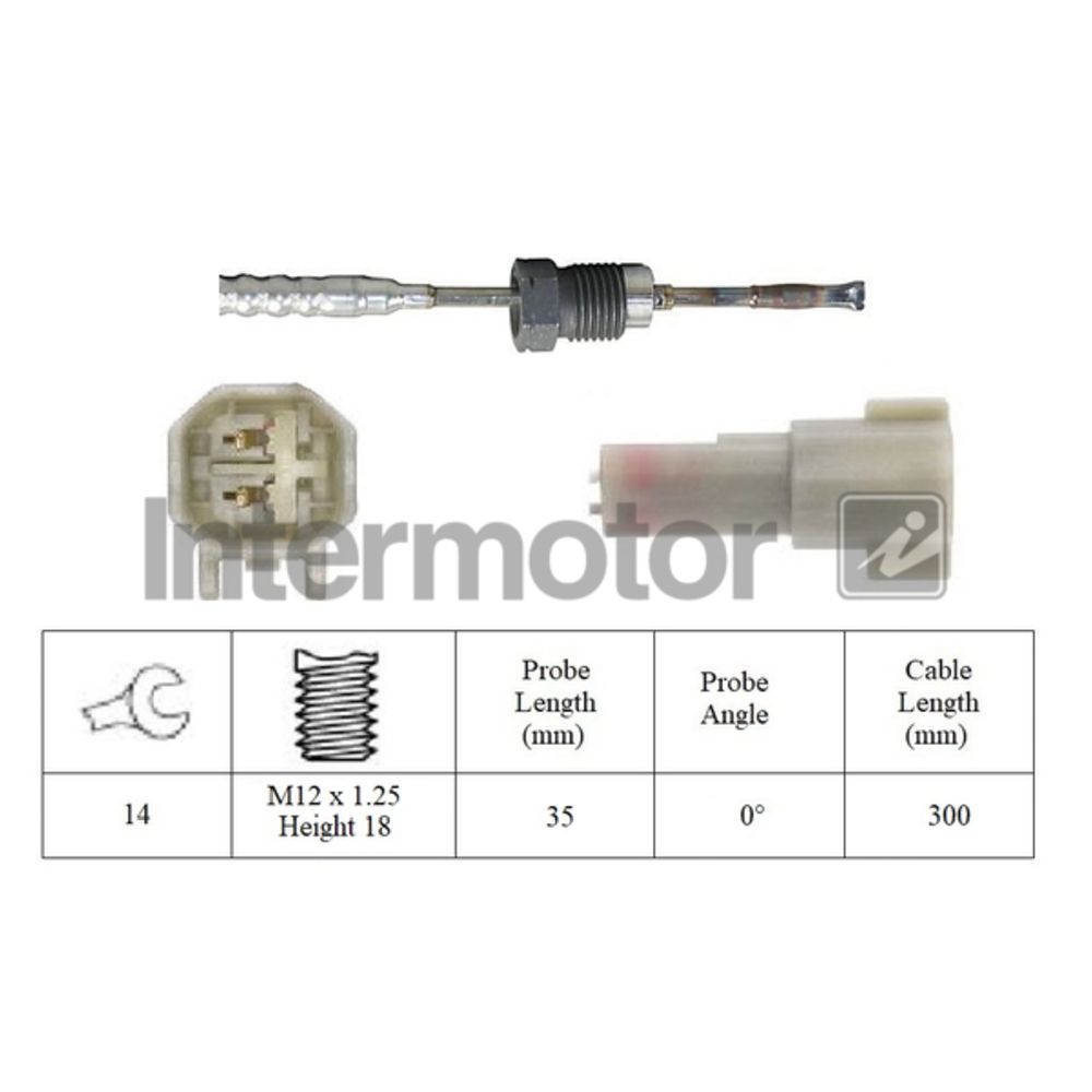 Sensor, avgastemperatur 28-00875