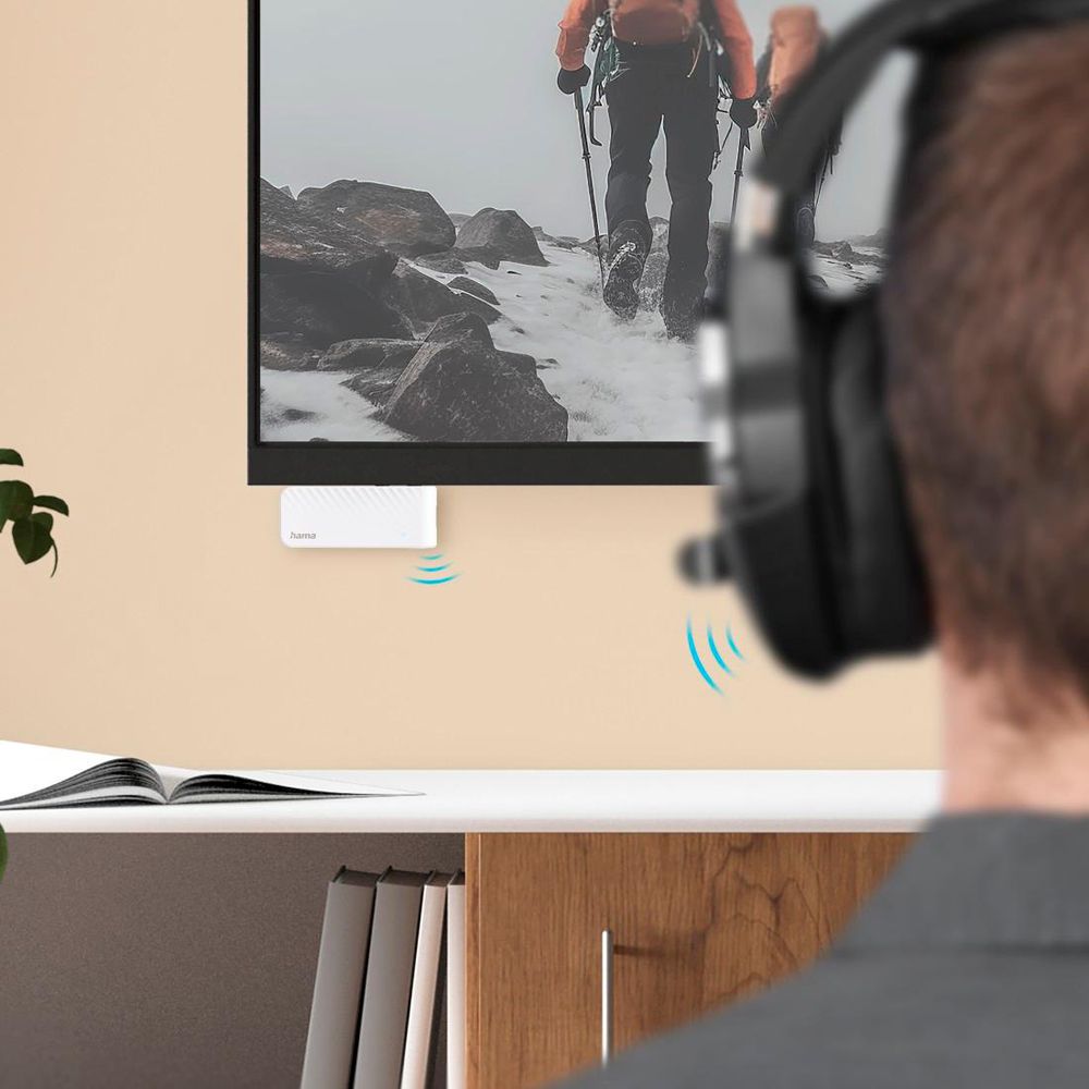 Hama Bluetooth lähetin 3,5 mm AUX lentokoneliitin