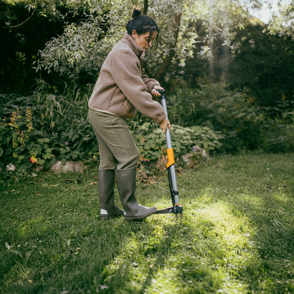 Fiskars Ergonomic ogräsupptagare