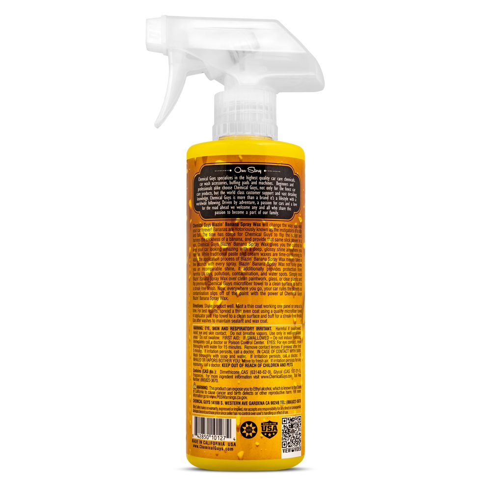 Chemical Guys Blazin' Banana Spray Wax autovaha 473 ml