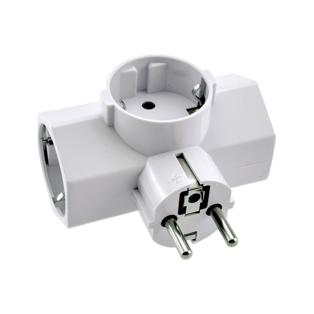 Harju förgreningskontakt 3-vägs jordad IP20