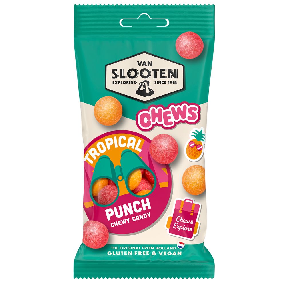 Van Slooten Tropical Punch Chewy makeinen 60 g
