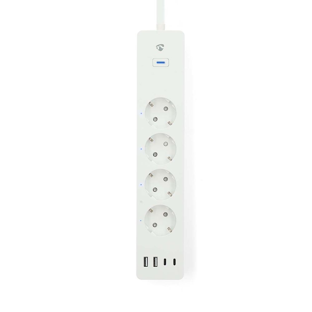 Nedis SmartLife grenuttag 4-vägs + USB-uttag