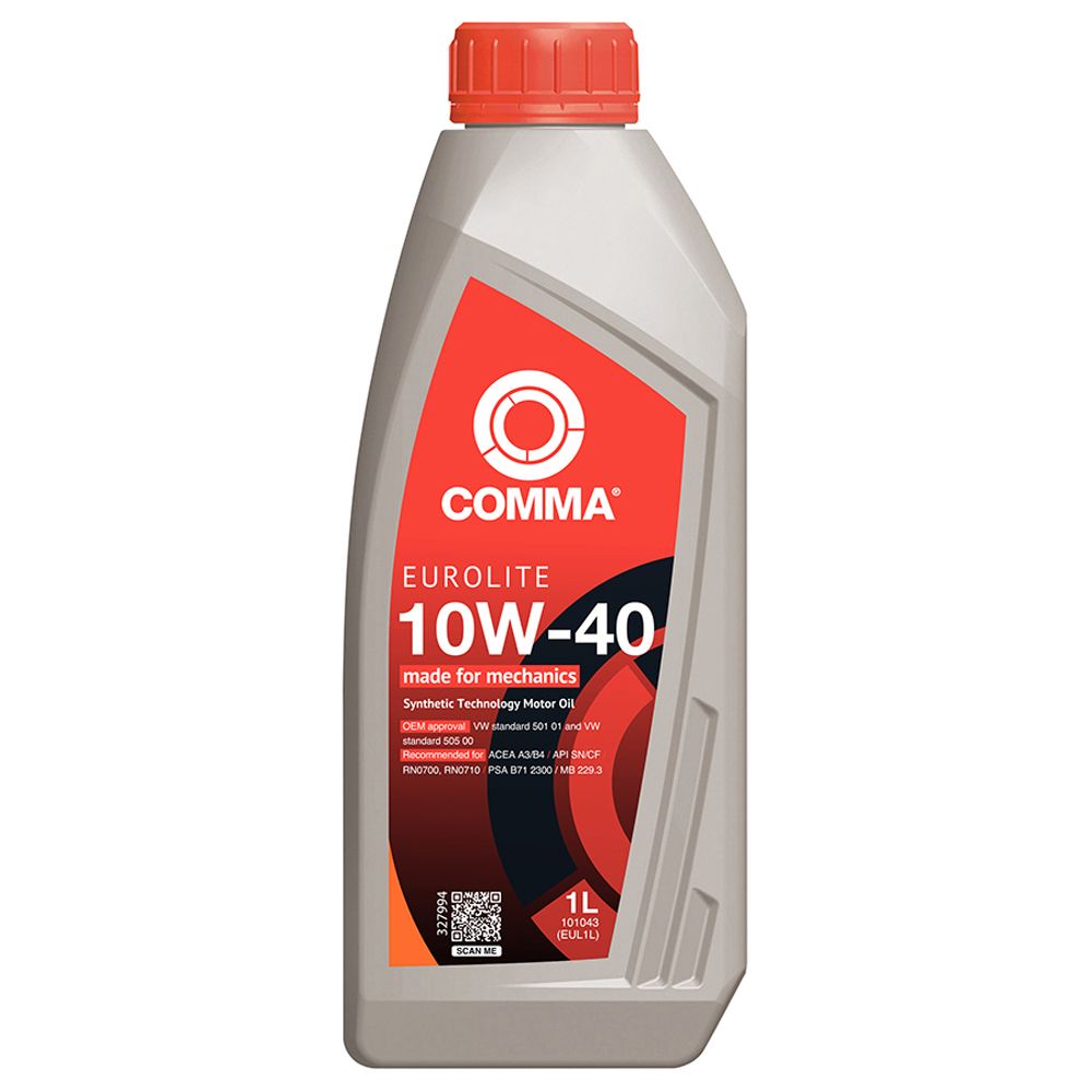 Comma Eurolite 10W-40 1 l moottoriöljy