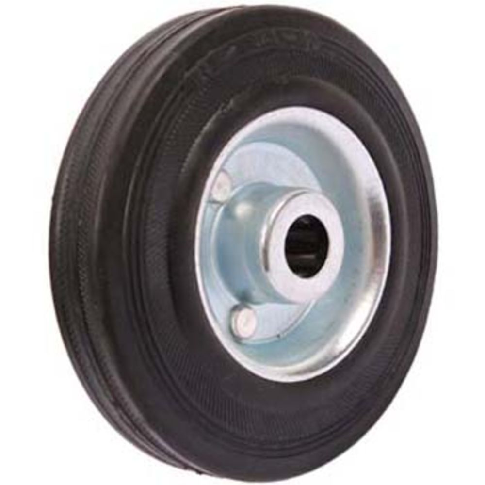 Hårt gummihjul ø125 mm