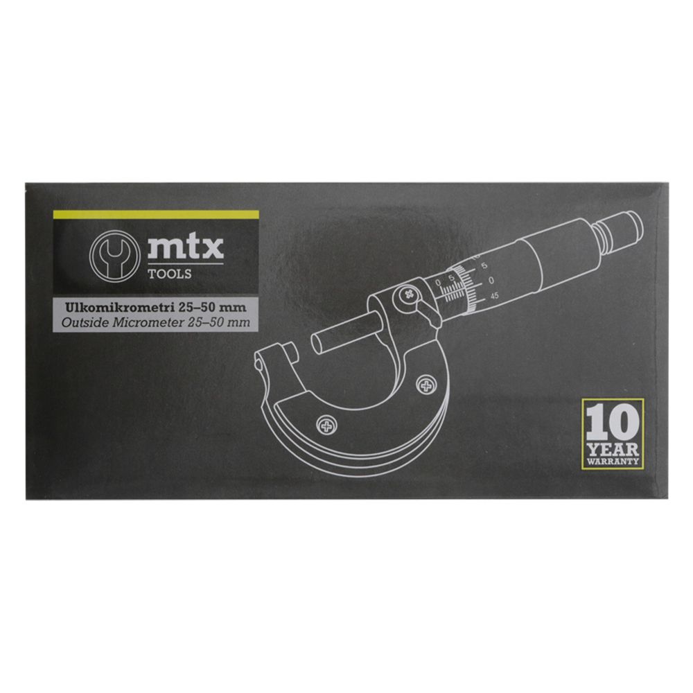 MTX Tools välismikromeeter 25-50 mm