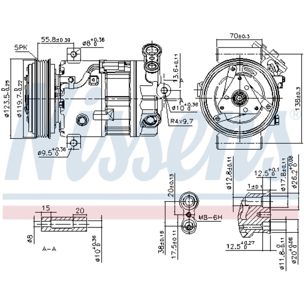 Ilmastointilaitteen kompressori 30-03545