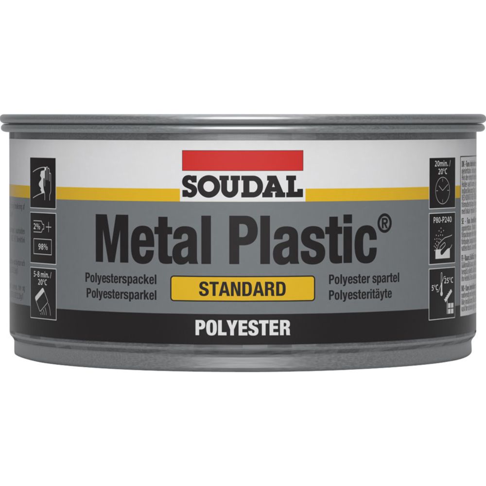 Soudal Metal Plastic Standard Muovikitti 250 g