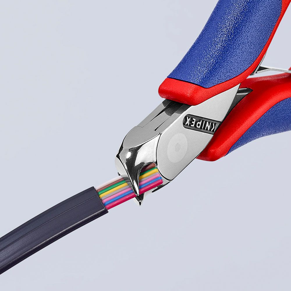 Knipex® 64 42 115 elektronikändavbitare med fjäder 115 mm