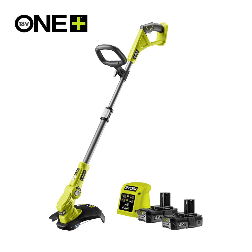 Ryobi ONE+ akumurutrimmer RLT183222S (2 x 2,0 Ah)