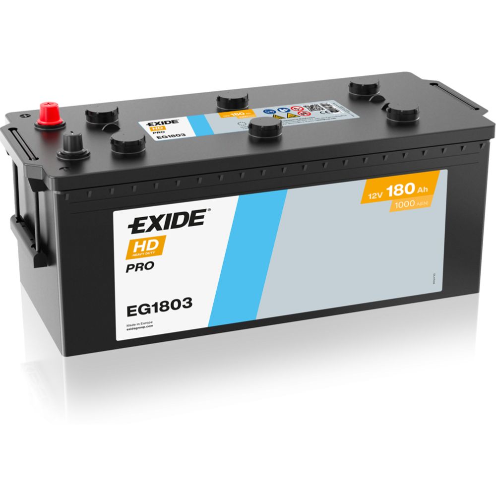 Exide EG1803 180Ah/1000A akku P513xL223xK223
