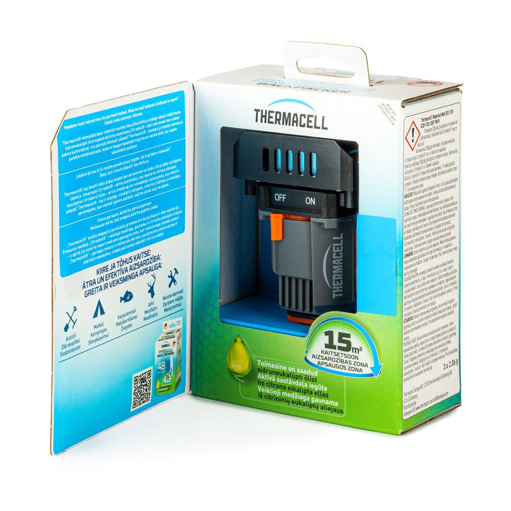 Sääsepeletaja ThermaCELL Backpacker Citriodiol
