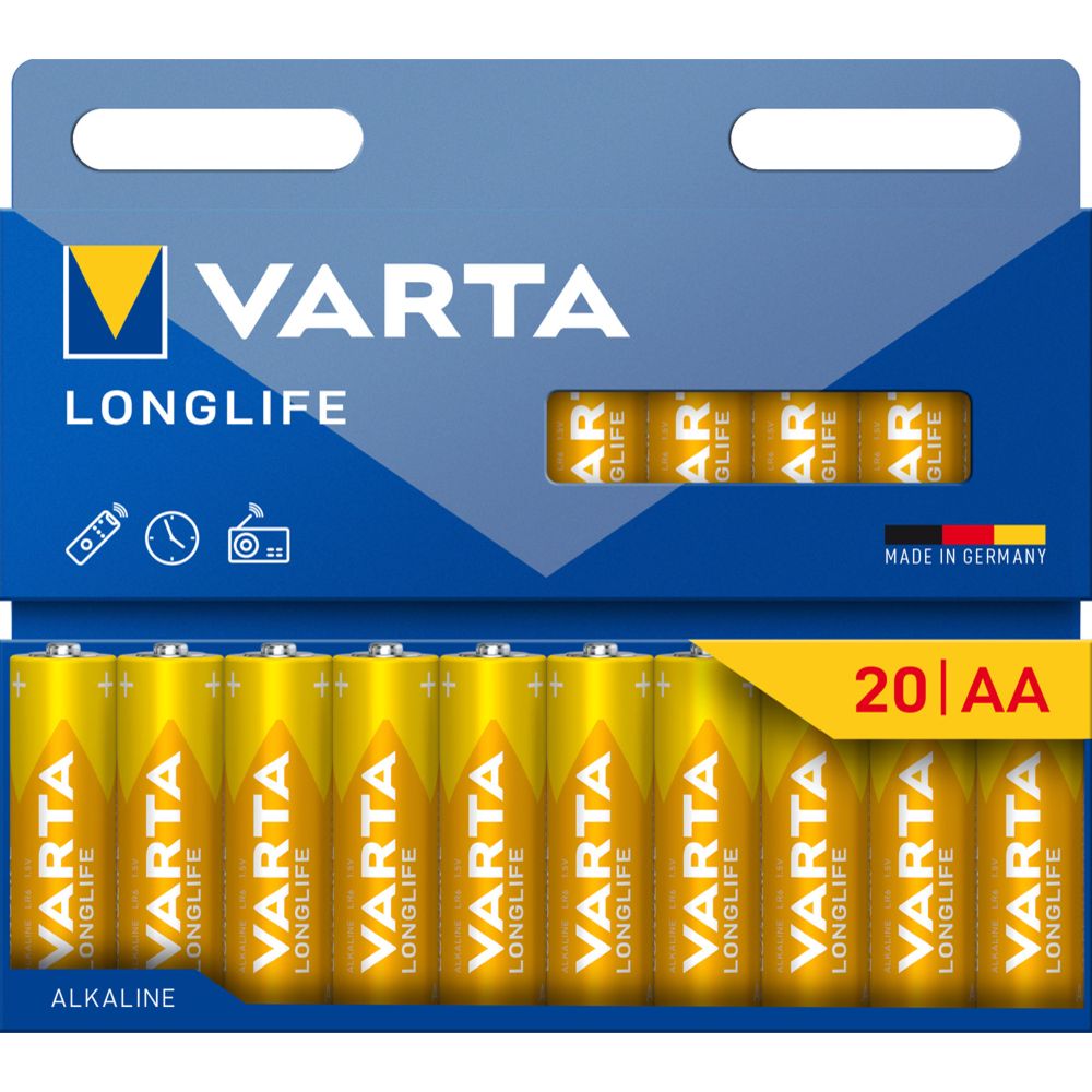 VARTA Longlife AA patareid, 20 tk