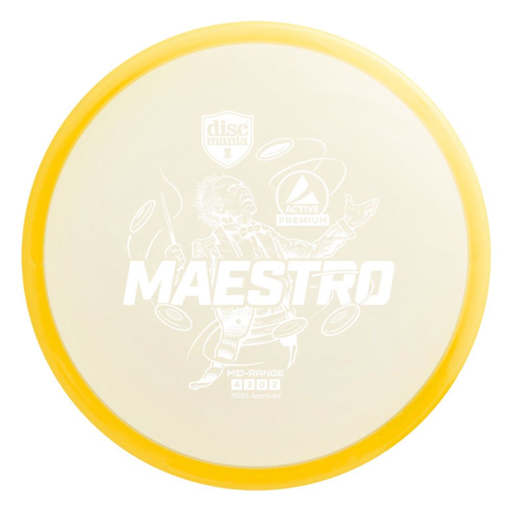 Discmania Active Premium Maestro midari keltainen