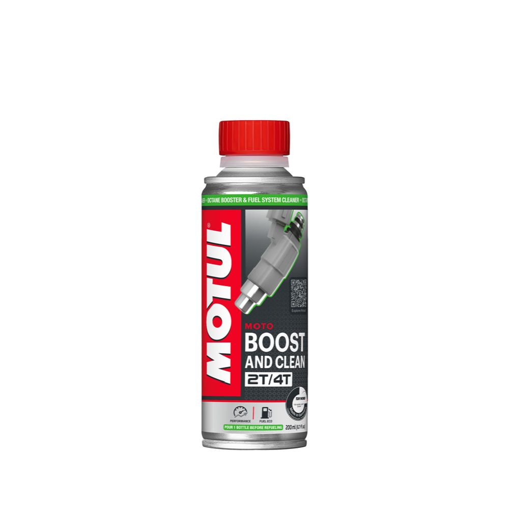 Motul Boost and Clean Moto kütusesüsteemi puhastaja, 200 ml, EFS