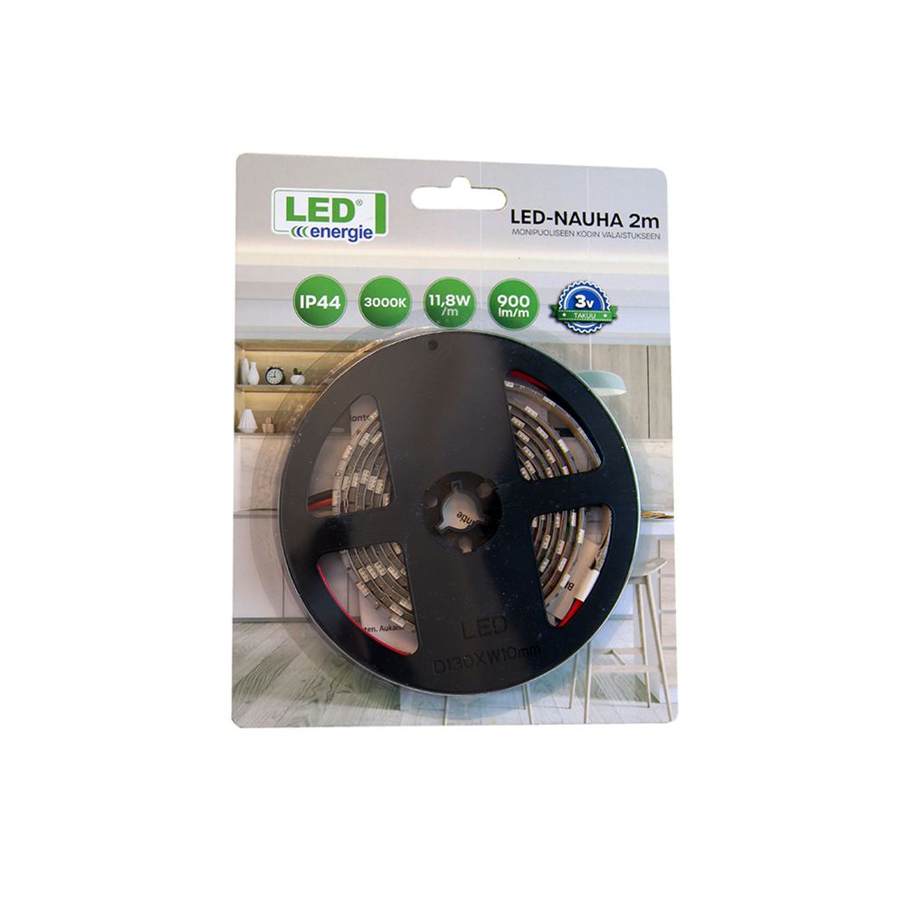 Led Energie 12V LED-valgusriba 11,8 W/m 3000 K 2 m IP44