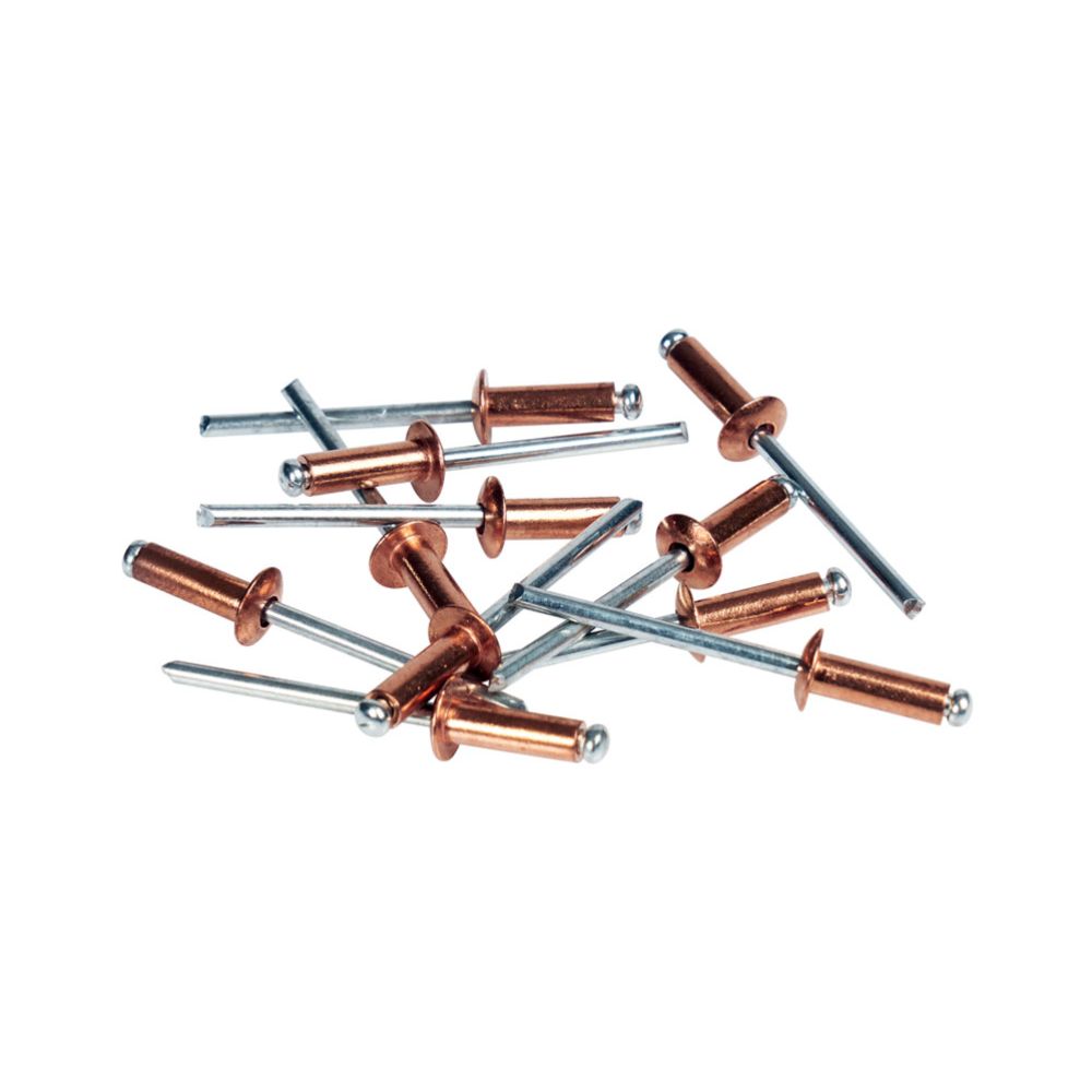Rapid värviline alumiiniumist tõmbeneet, 4,0 x 10 mm, 50 tk + puur, vasevärvi