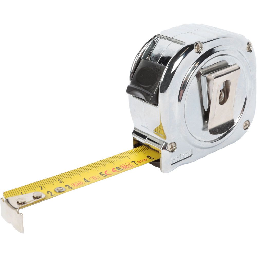 MTX Tools Basic måttband med kromhölje 19 mm 5 m