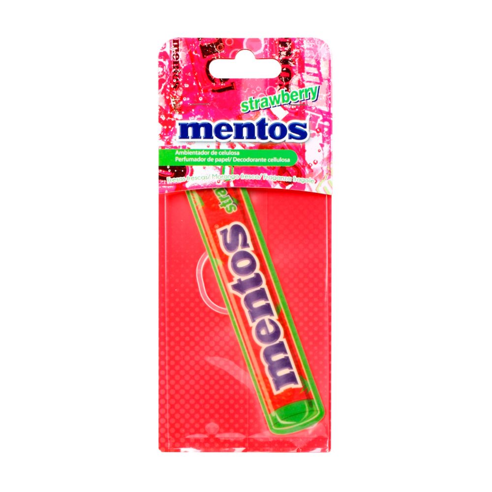 MENTOS Ilmanraikastin, paperi, STRAWBERRY