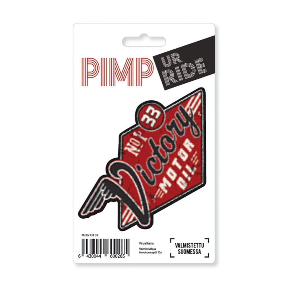 Kleebis Pimp Ur Ride Victory Motor Oil
