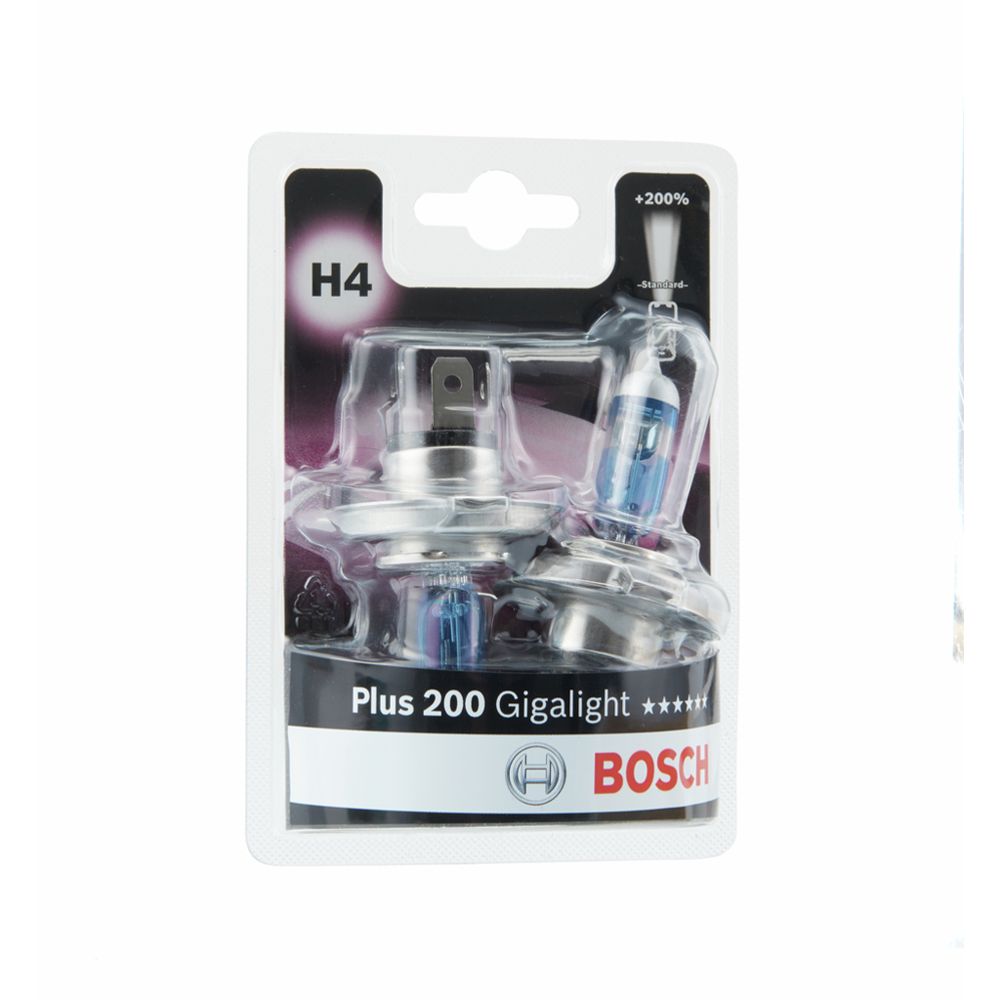 Bosch Plus 200 Gigalight H4-polttimopari