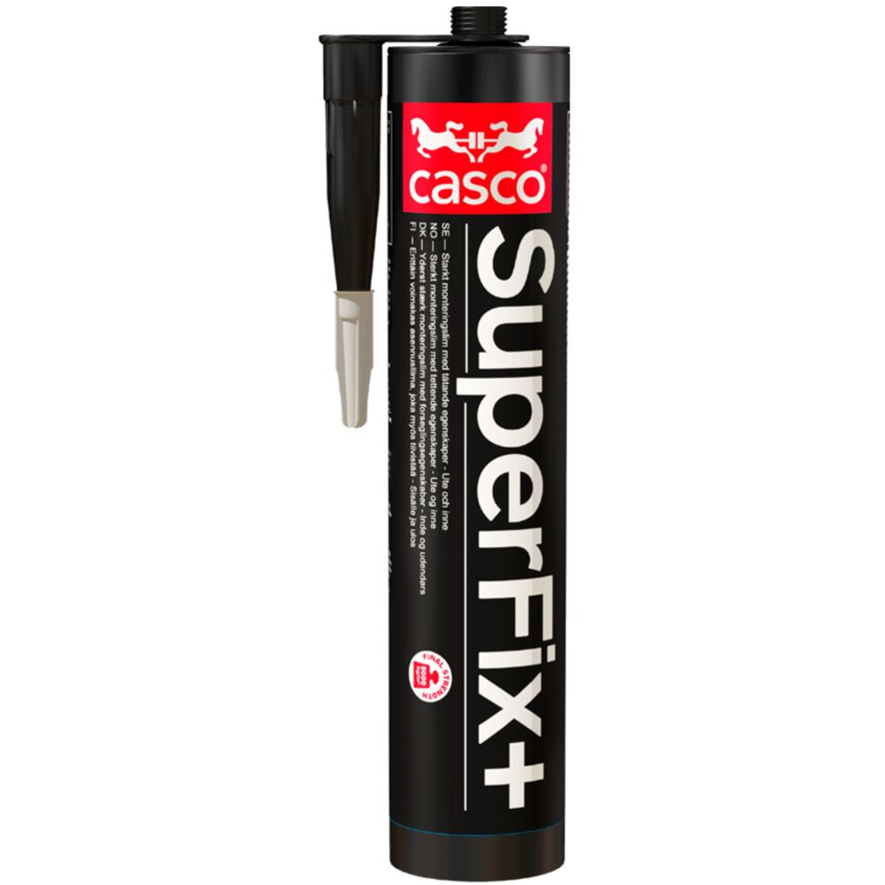 Casco Superfix+ monteringslim vit 290 ml