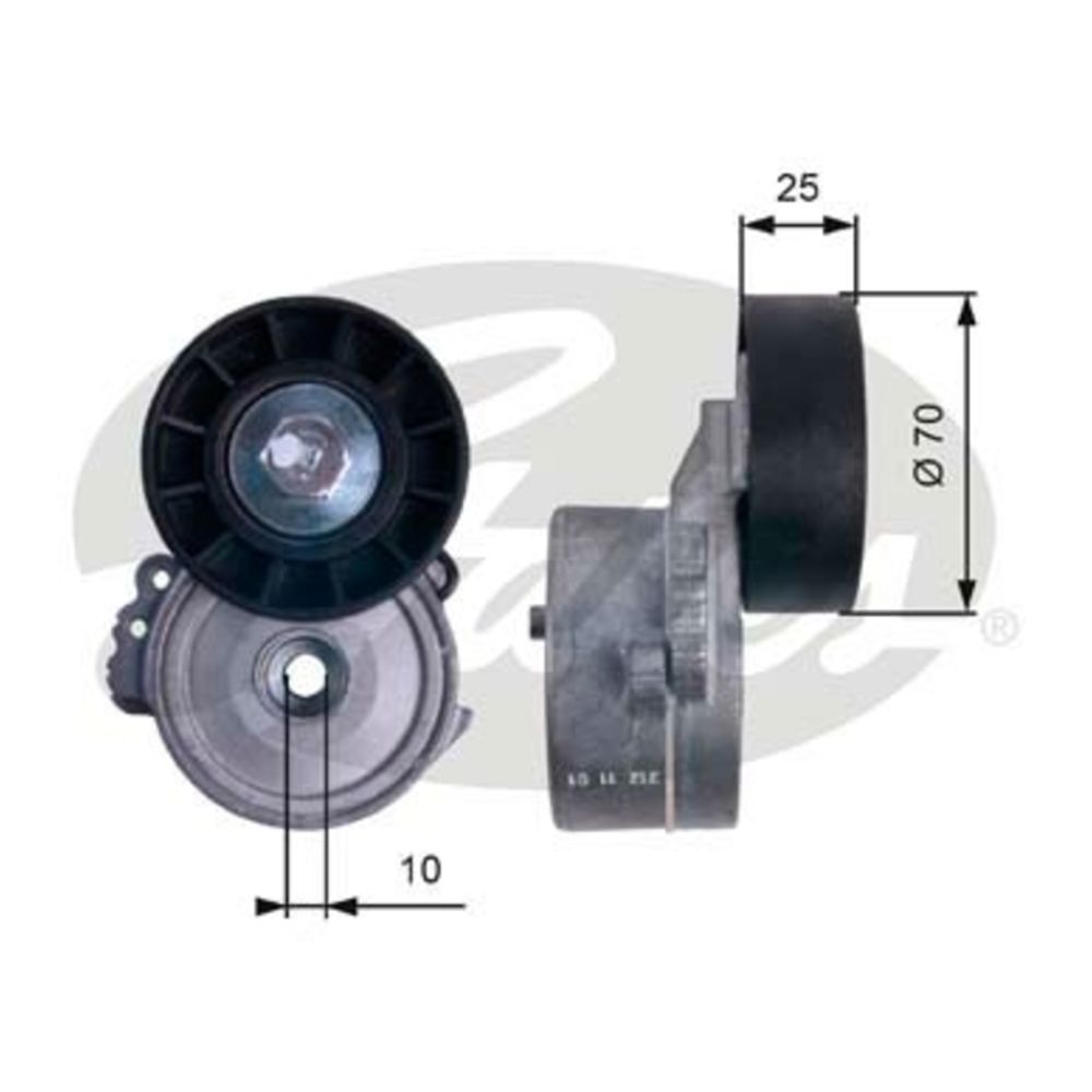 Moniurahihnan kiristysrulla 30-0860