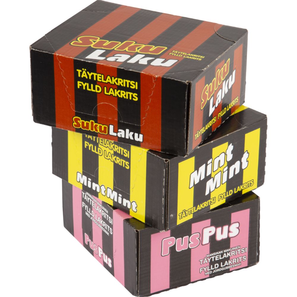Lakritsipatukka 50 x 14 g laatikko
