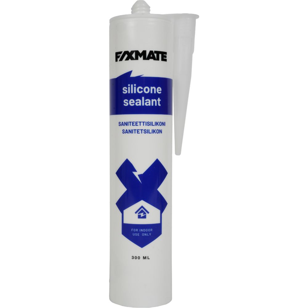 FixMate sanitetsilikon 300 ml klar