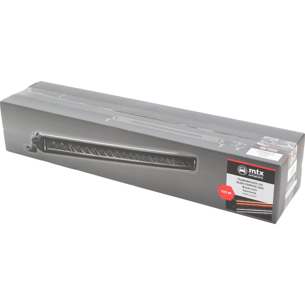 MTX Automotive FlareBoost 520 Slim Curved lisatuli 52cm 105 W Ref. 37,5