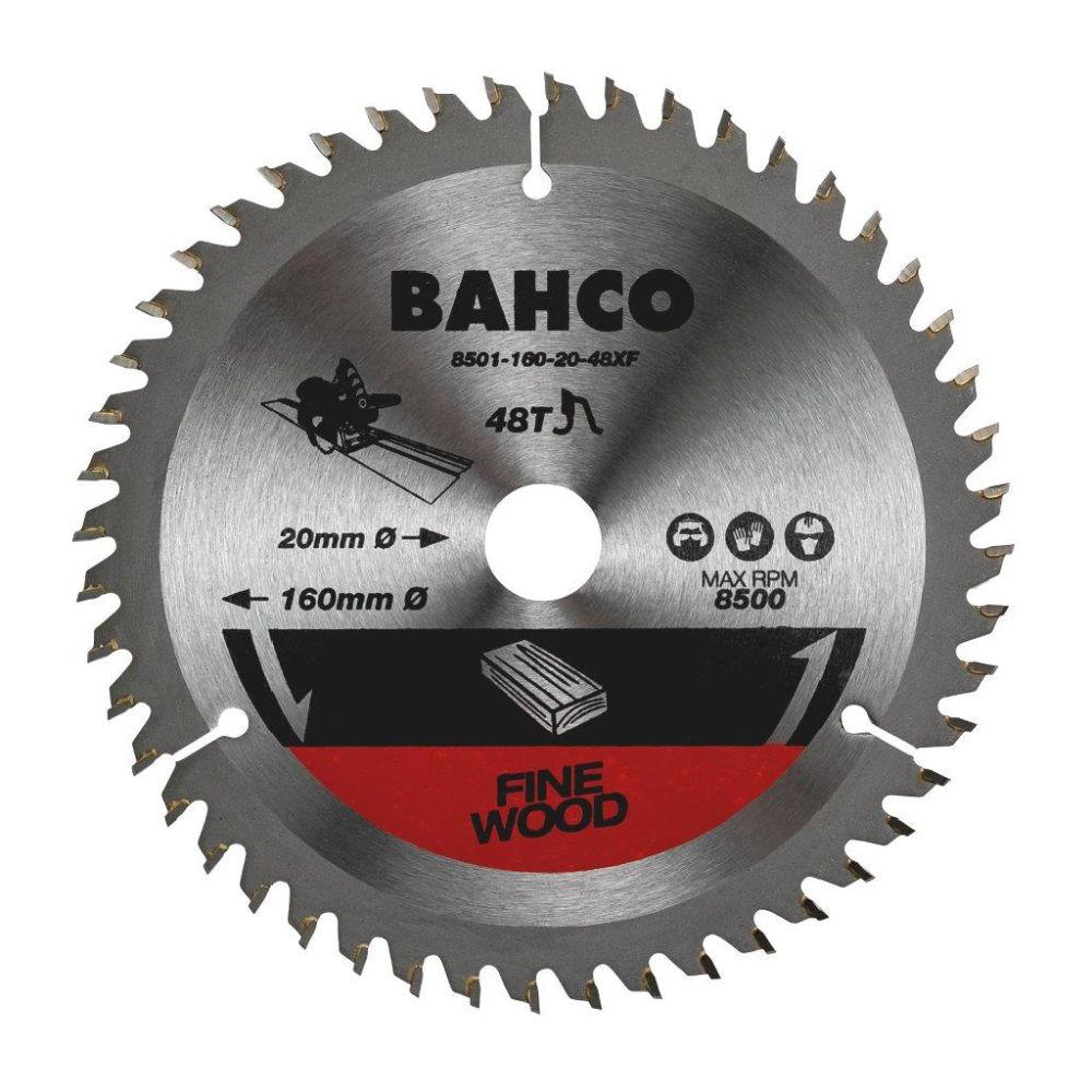 Bahco 8501-165-20-48XF sirkkelinterä 48 hammasta 165 mm